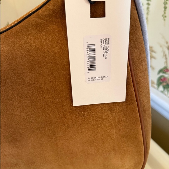 STAUD Pine Hobo Caramel Suede Shoulder Bag - Picture 3 of 7